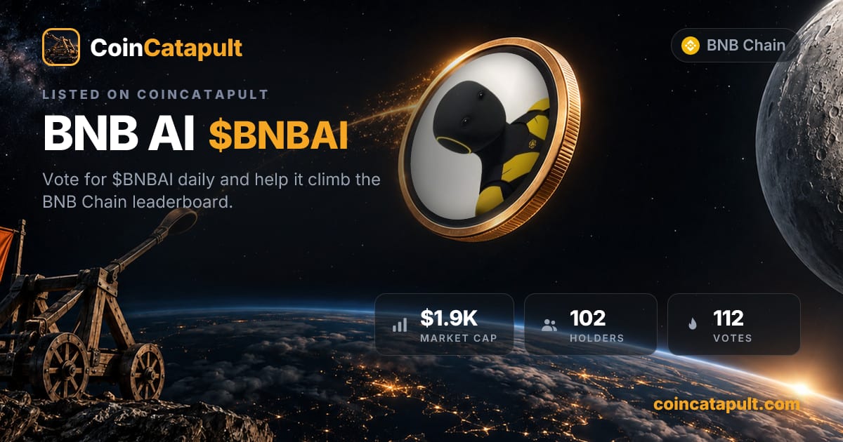 BNB AI ($BNBAI) — vote, chart, contract · CoinCatapult