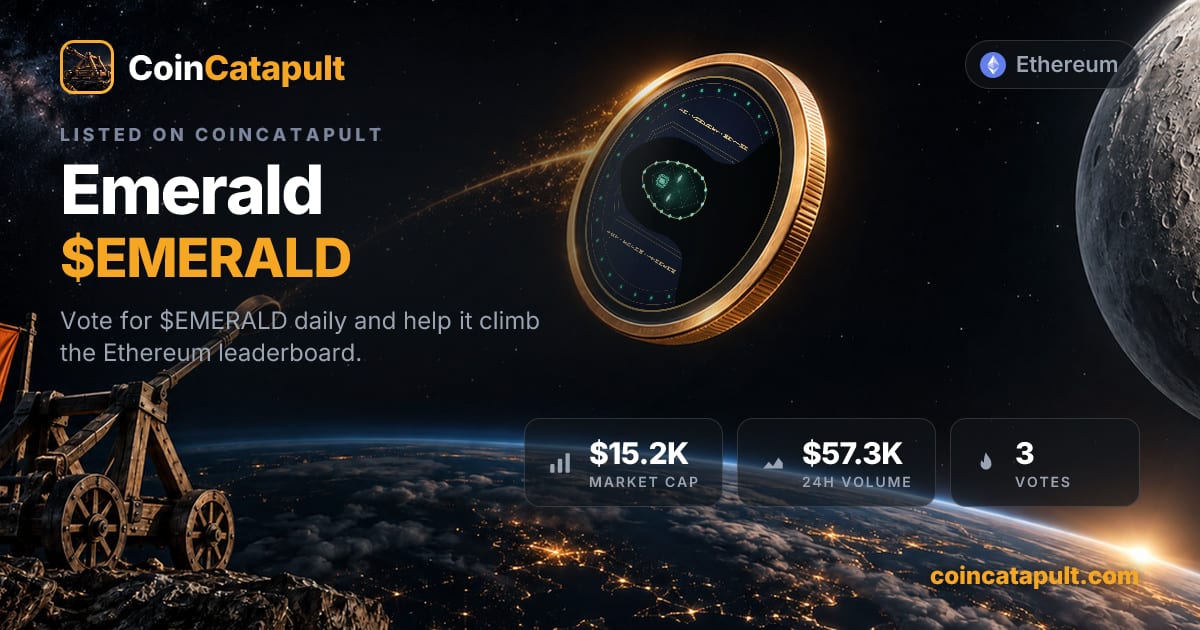 Emerald ($EMERALD) — vote, chart, contract · CoinCatapult