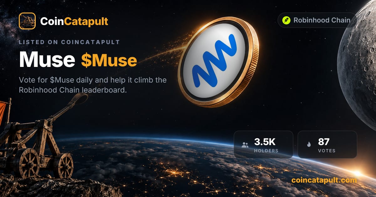 Muse ($Muse) — vote, chart, contract · CoinCatapult