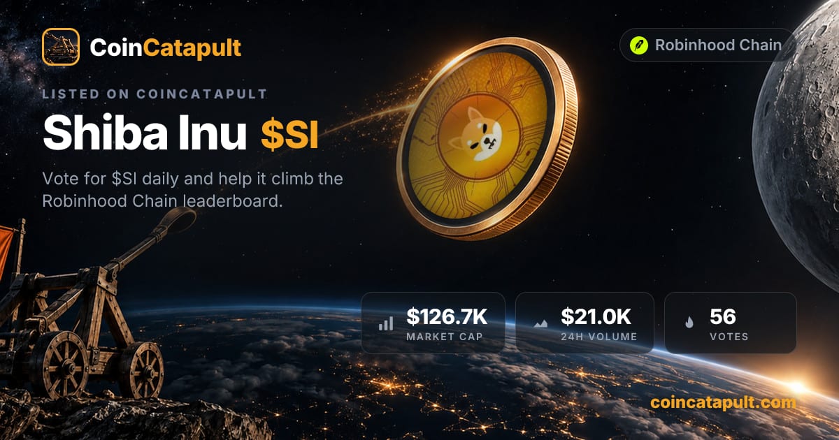 Shiba Inu ($SI) — vote, chart, contract · CoinCatapult