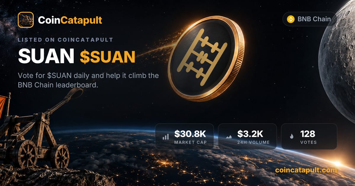 SUAN ($SUAN) — vote, chart, contract · CoinCatapult