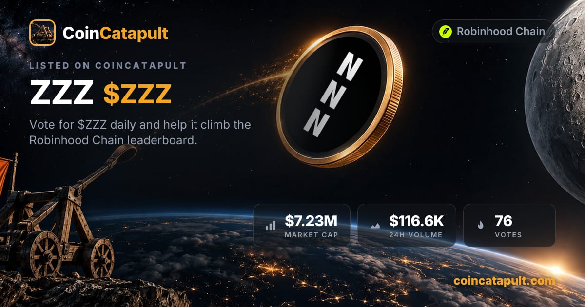 ZZZ ($ZZZ) — vote, chart, contract · CoinCatapult